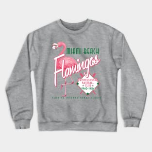 Miami Beach Flamingos Crewneck Sweatshirt